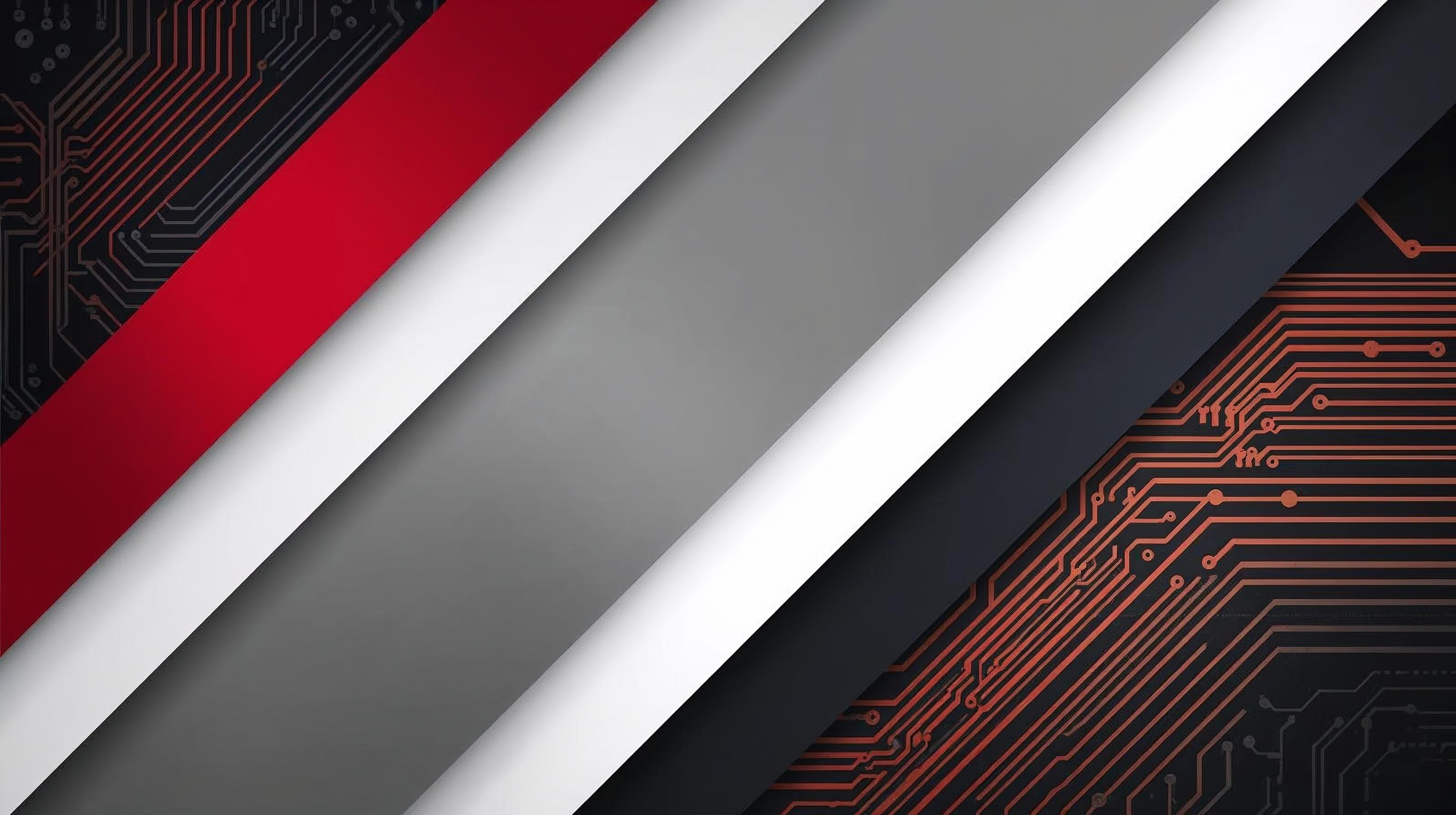 Red, White, and Black Digital Graphic Banner