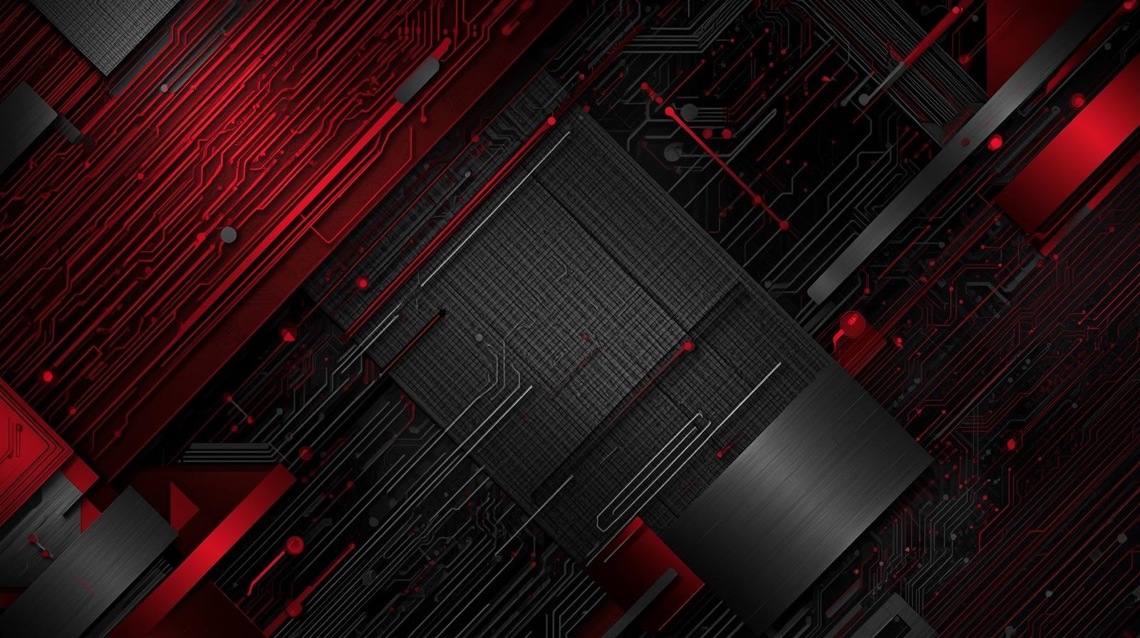 Red, White, and Black Digital Graphic Banner