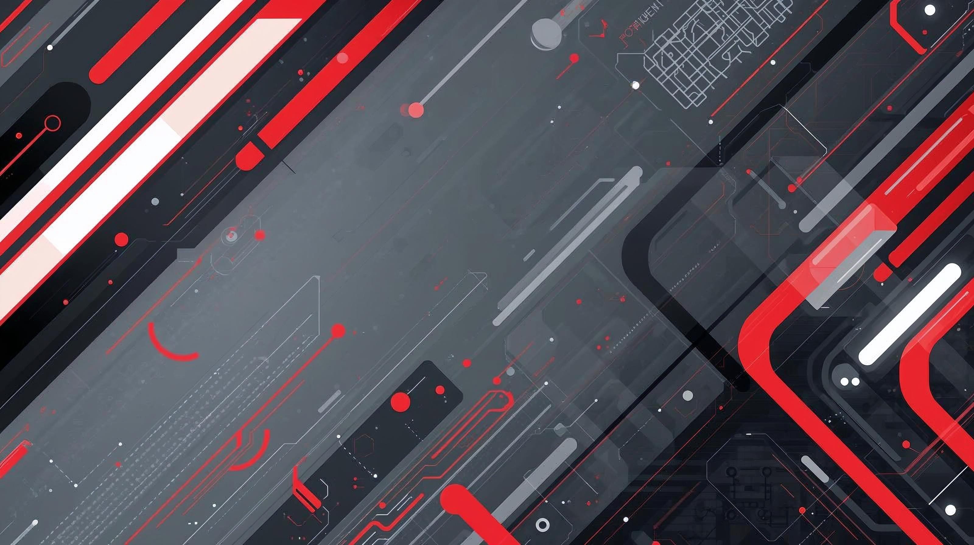 Red, White, and Black Digital Graphic Banner