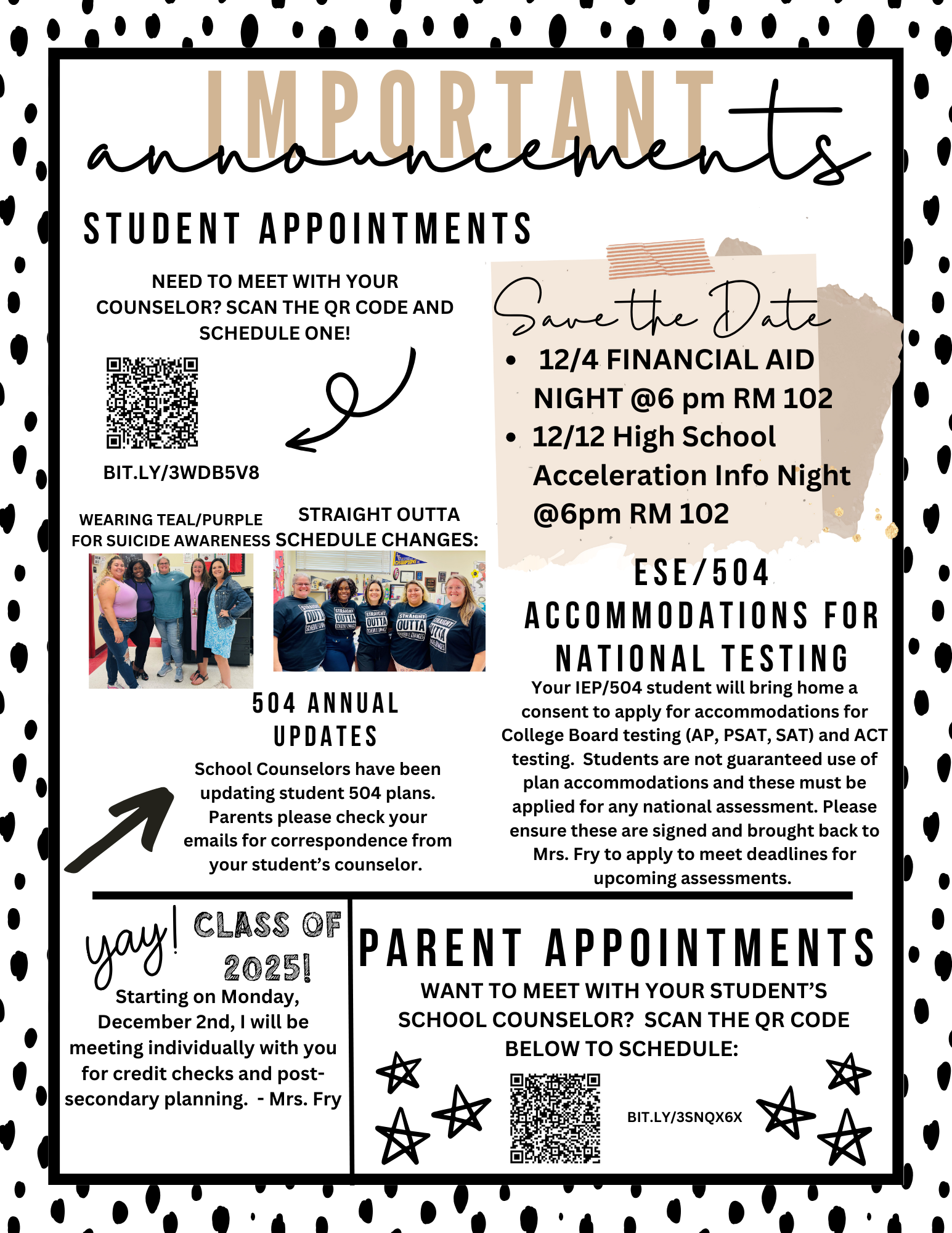 Counselor Updates Page 2