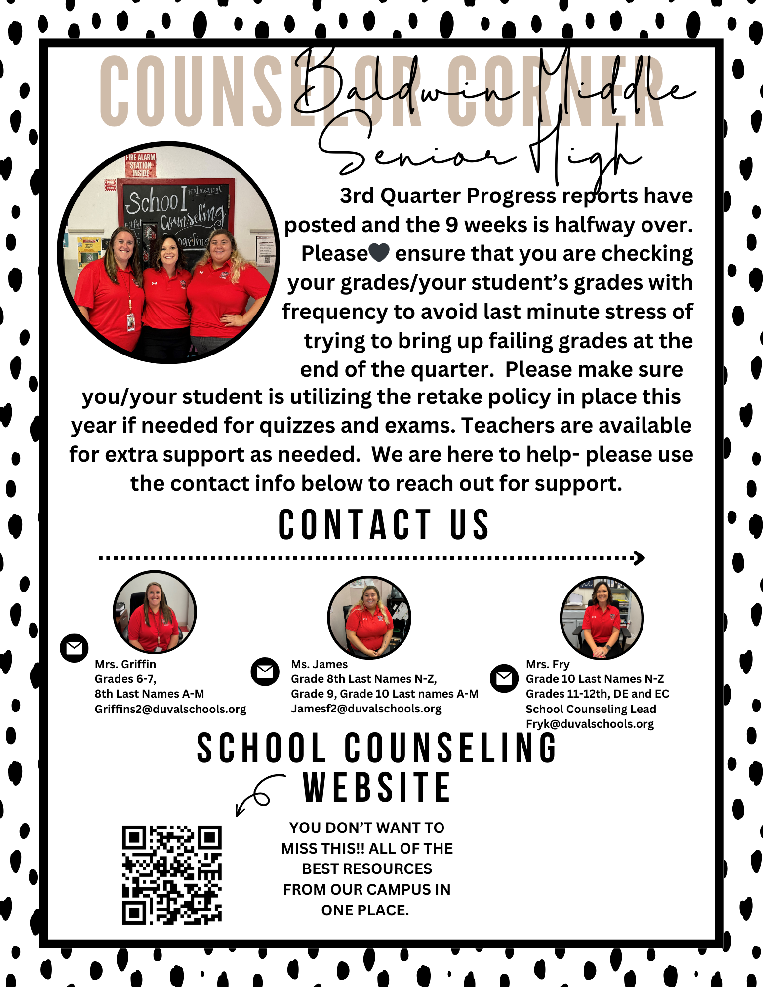 Counselor Updates Page 1 