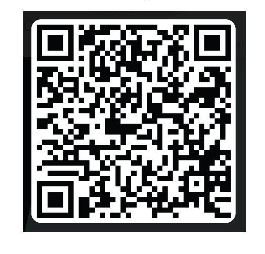 A QR code, composed of black and white squares, arranged in a grid, enclosed by a thin black border.