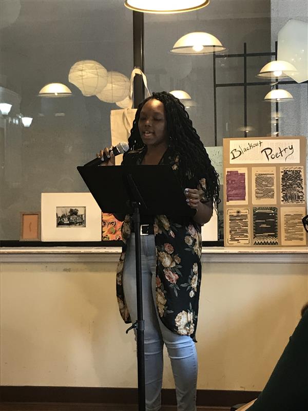 DA Spoken Word Club member