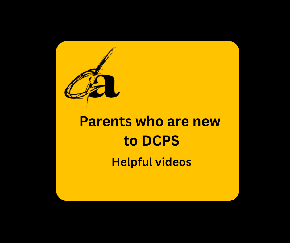 Parents new to DCPS