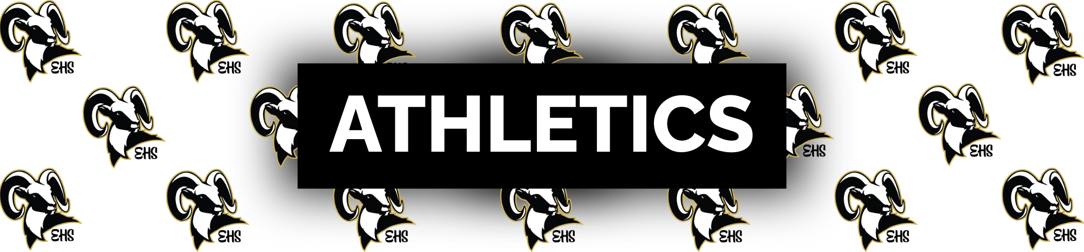 "Athletics" text on a black background with multiple small, stylized images of a black animal.