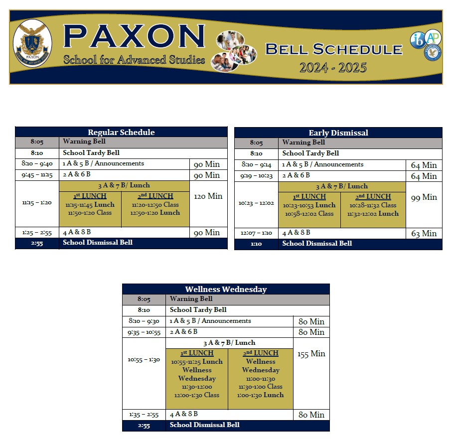 Paxon Bell Schedule