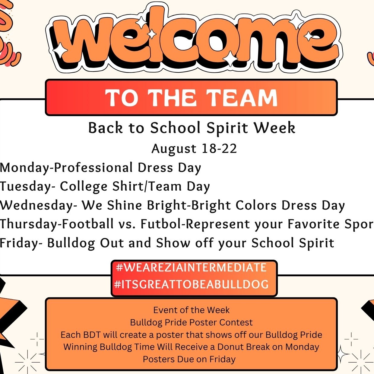 Back to School Spirit Week