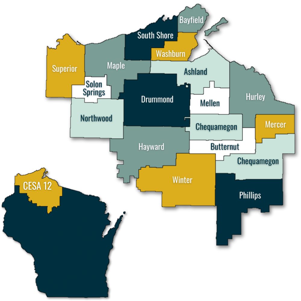 District map of Ashland, WI