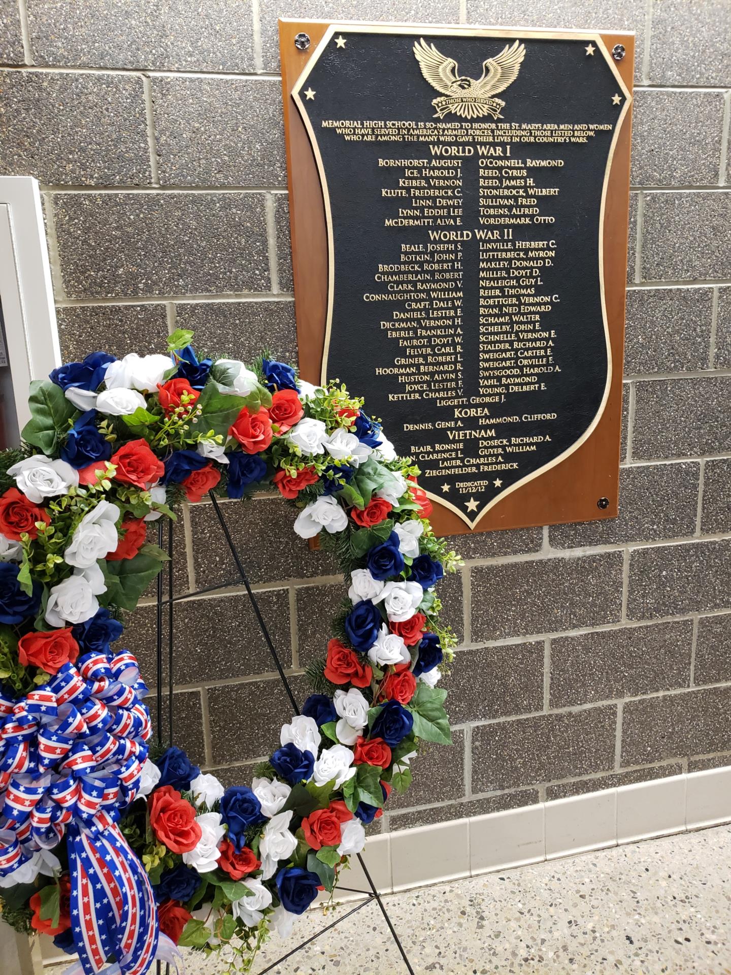 memorial flowers