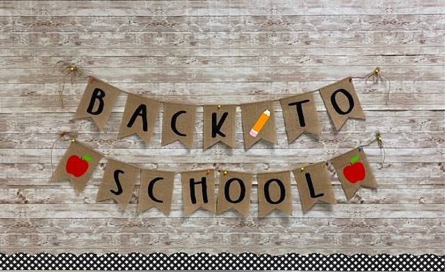 "Back to School" sign decoration