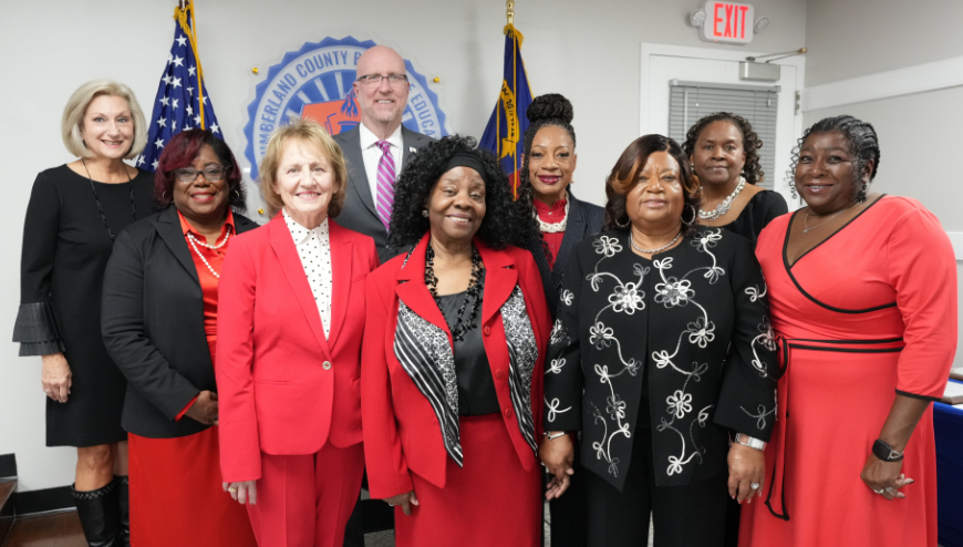 Collage of BOE members