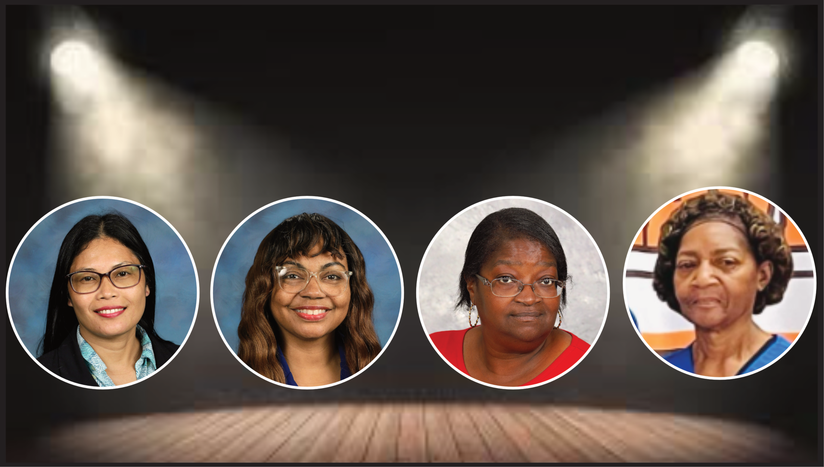 Collier Faces In Circles