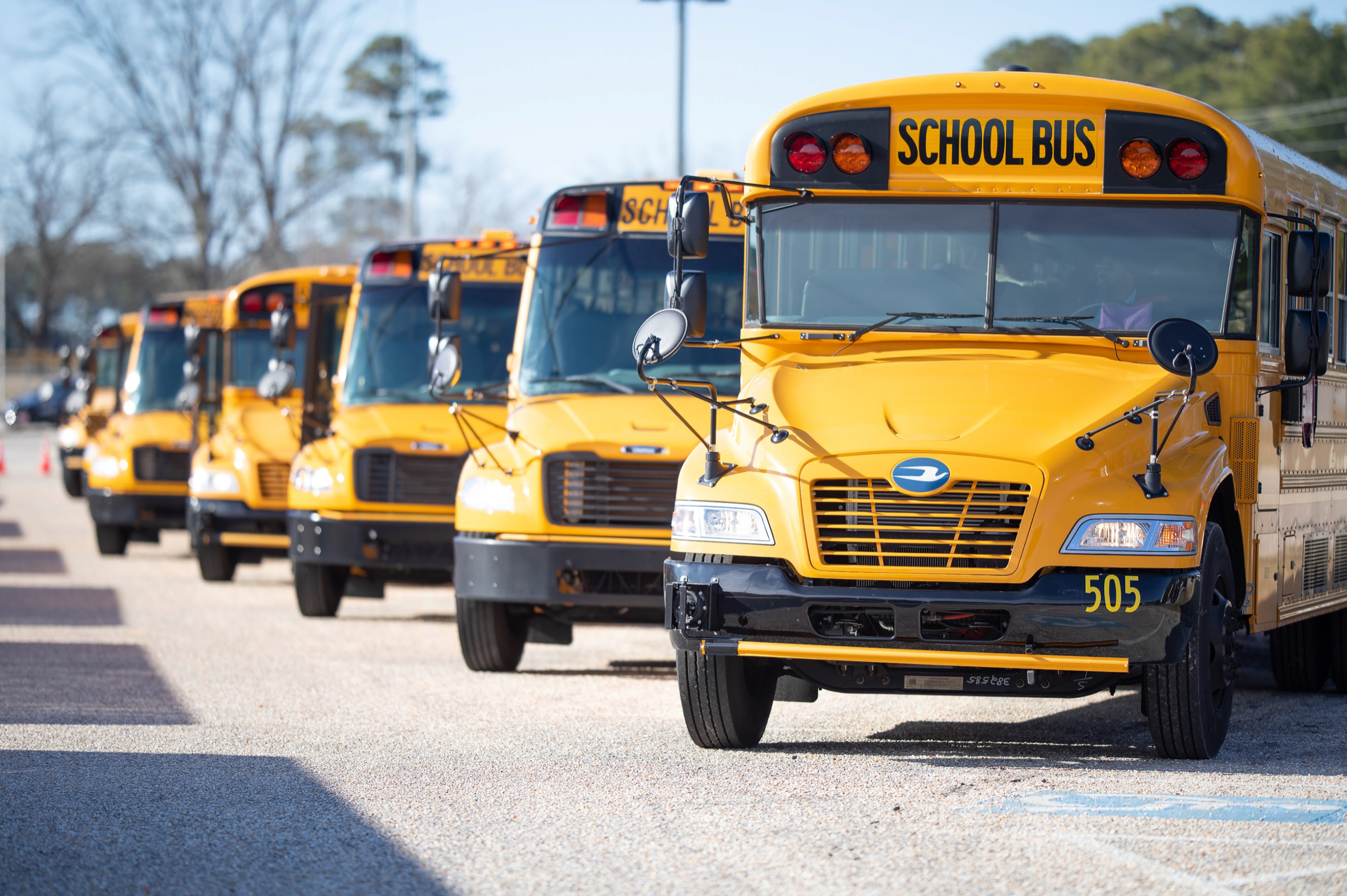 CCS Buses Parked