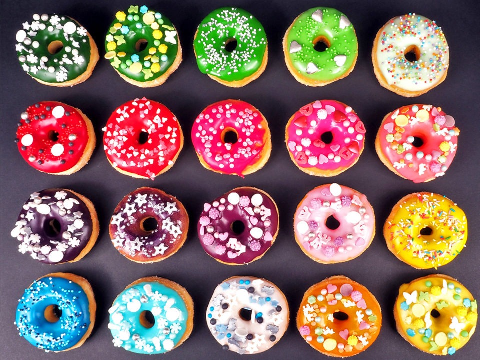 different assortment of donuts