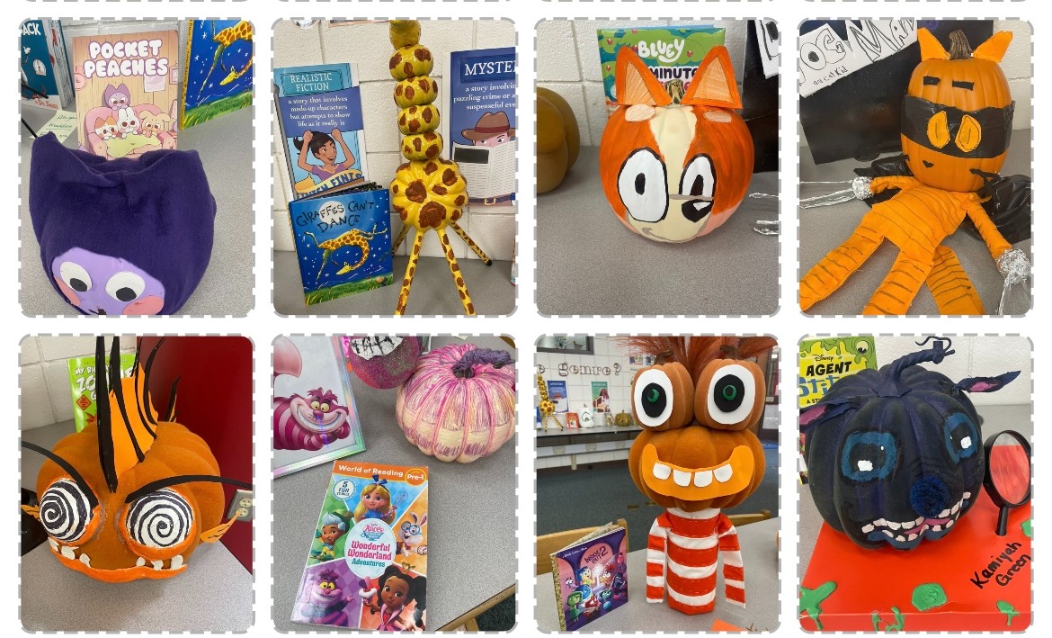 pumpkin book character contest entries