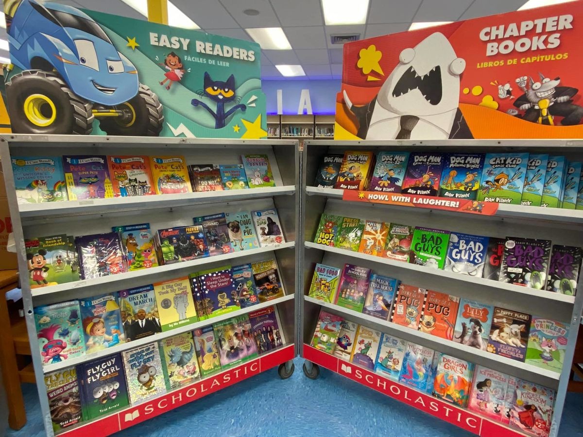 book fair set up