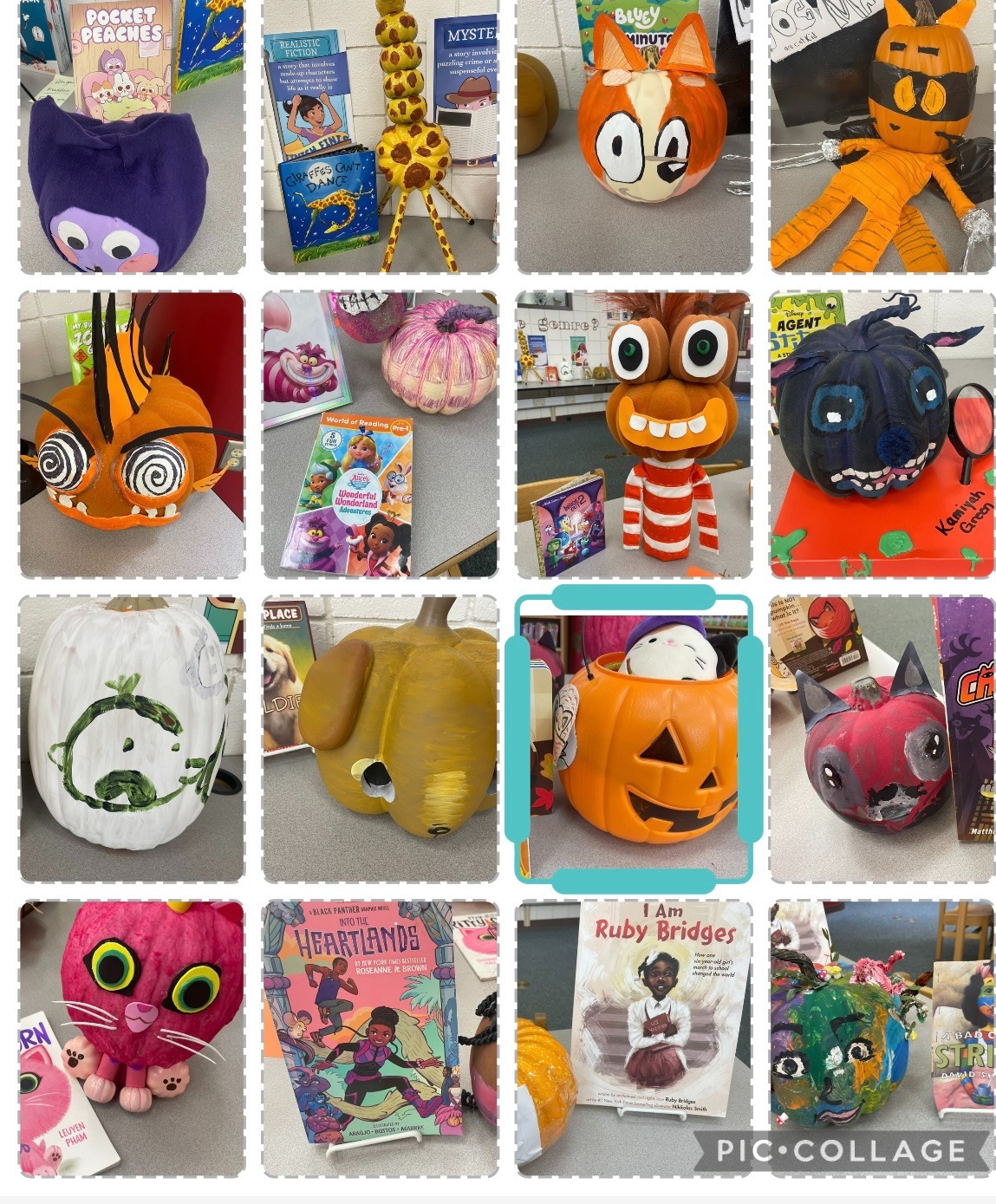 decorated pumpkins