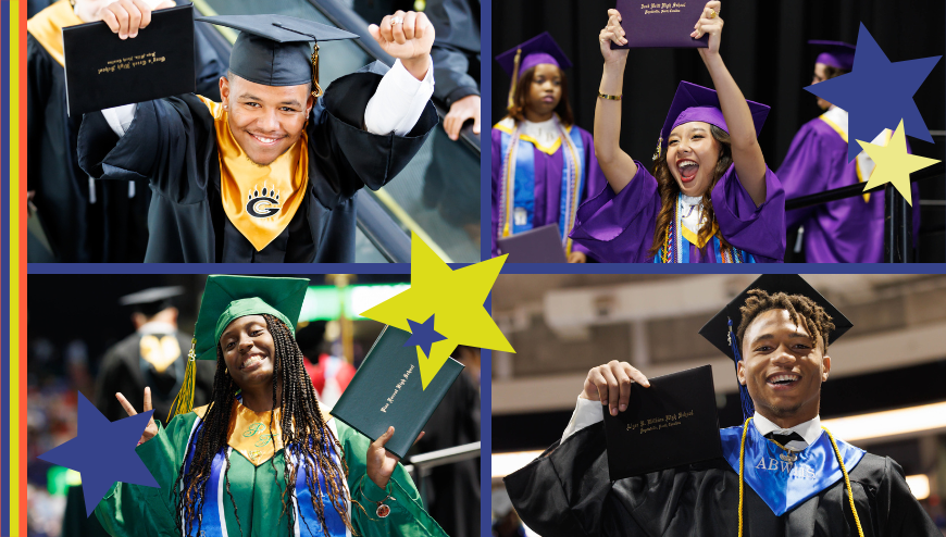 Image graduates in collage