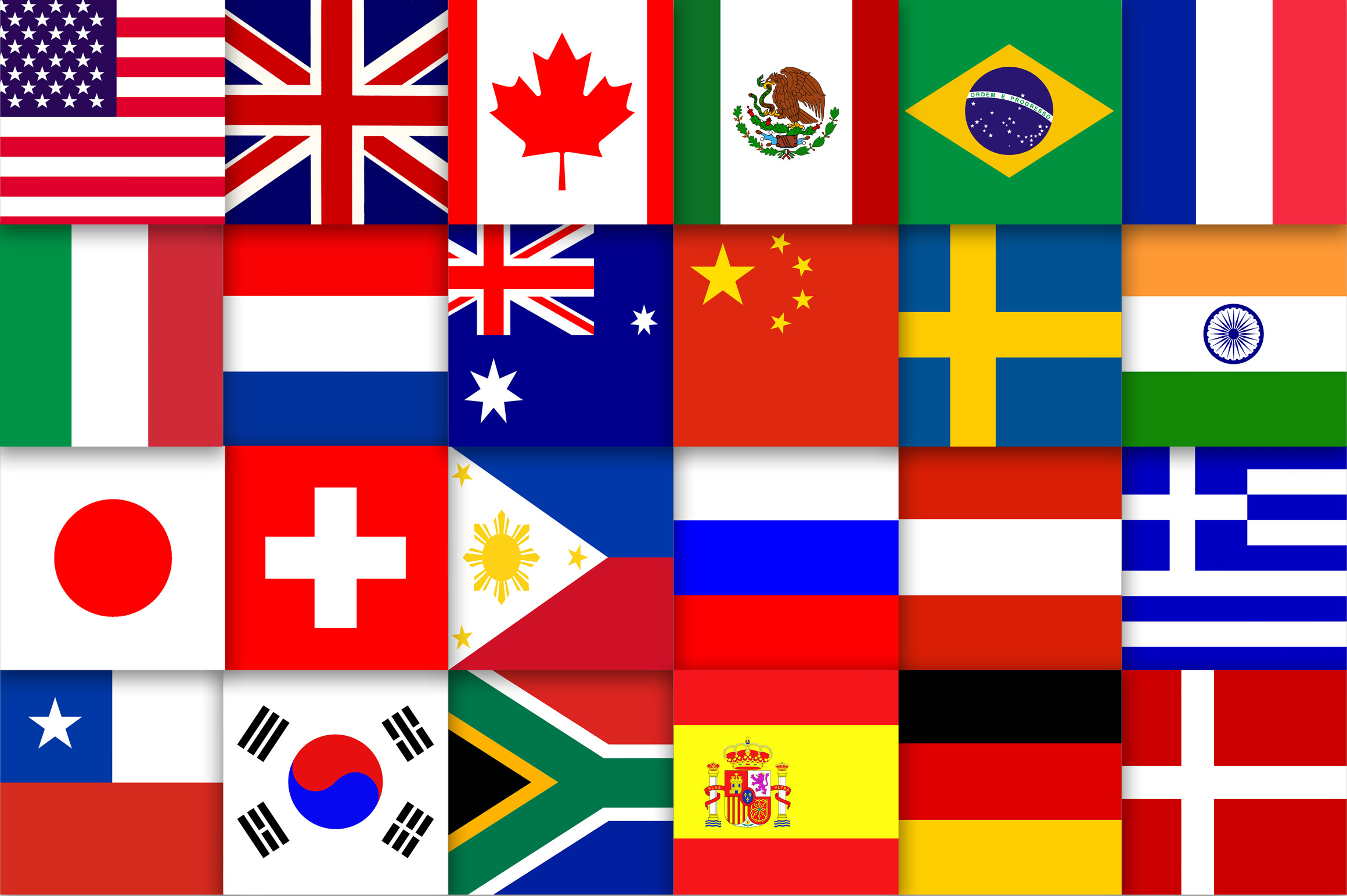 world flags