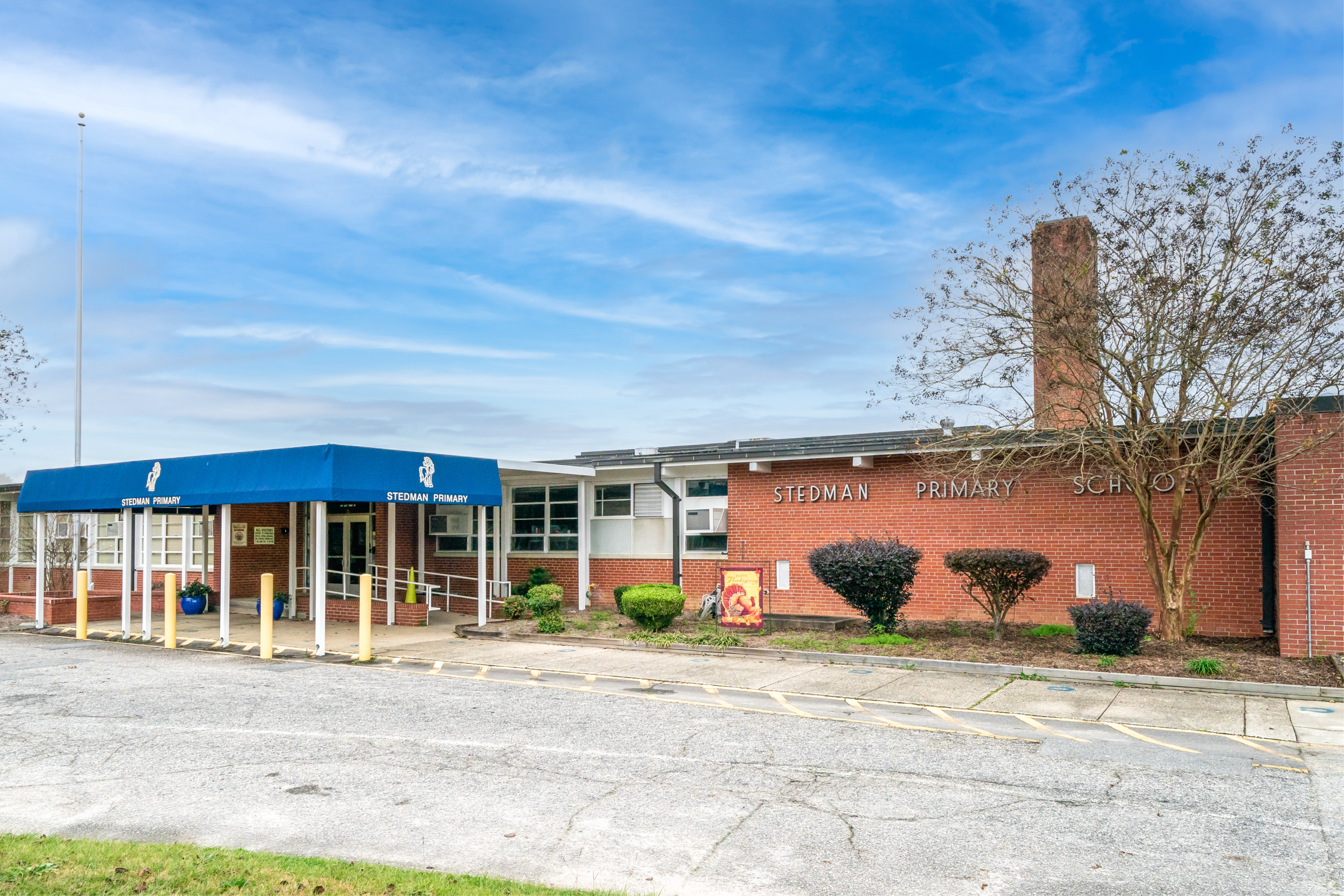 A photo of the front of stedman primary