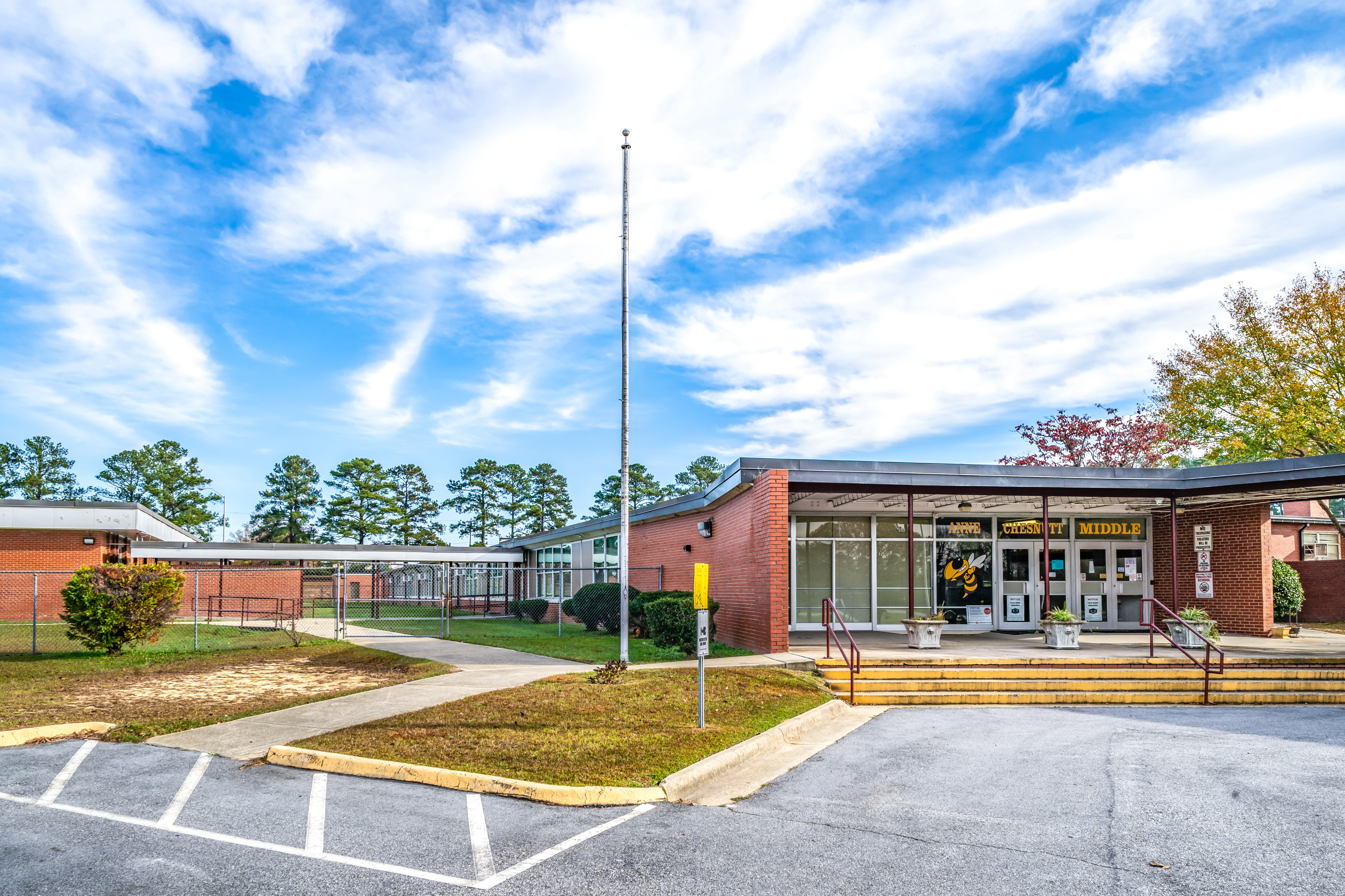 A photo of the front of anne chestnut middle