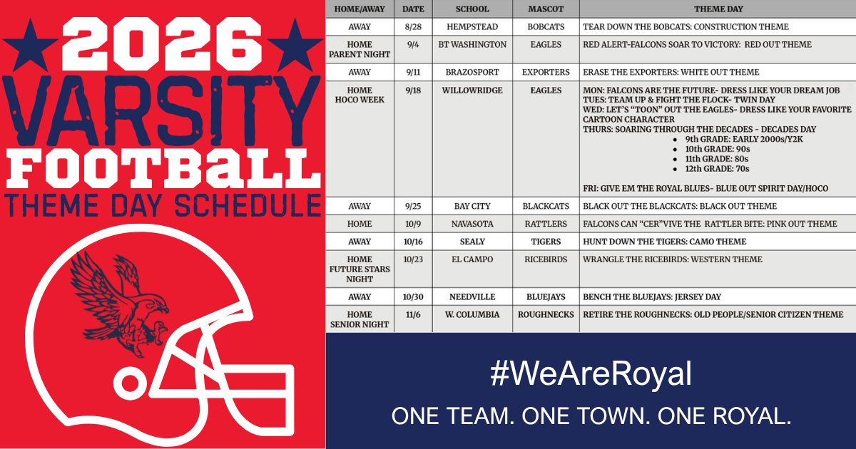 theme schedule