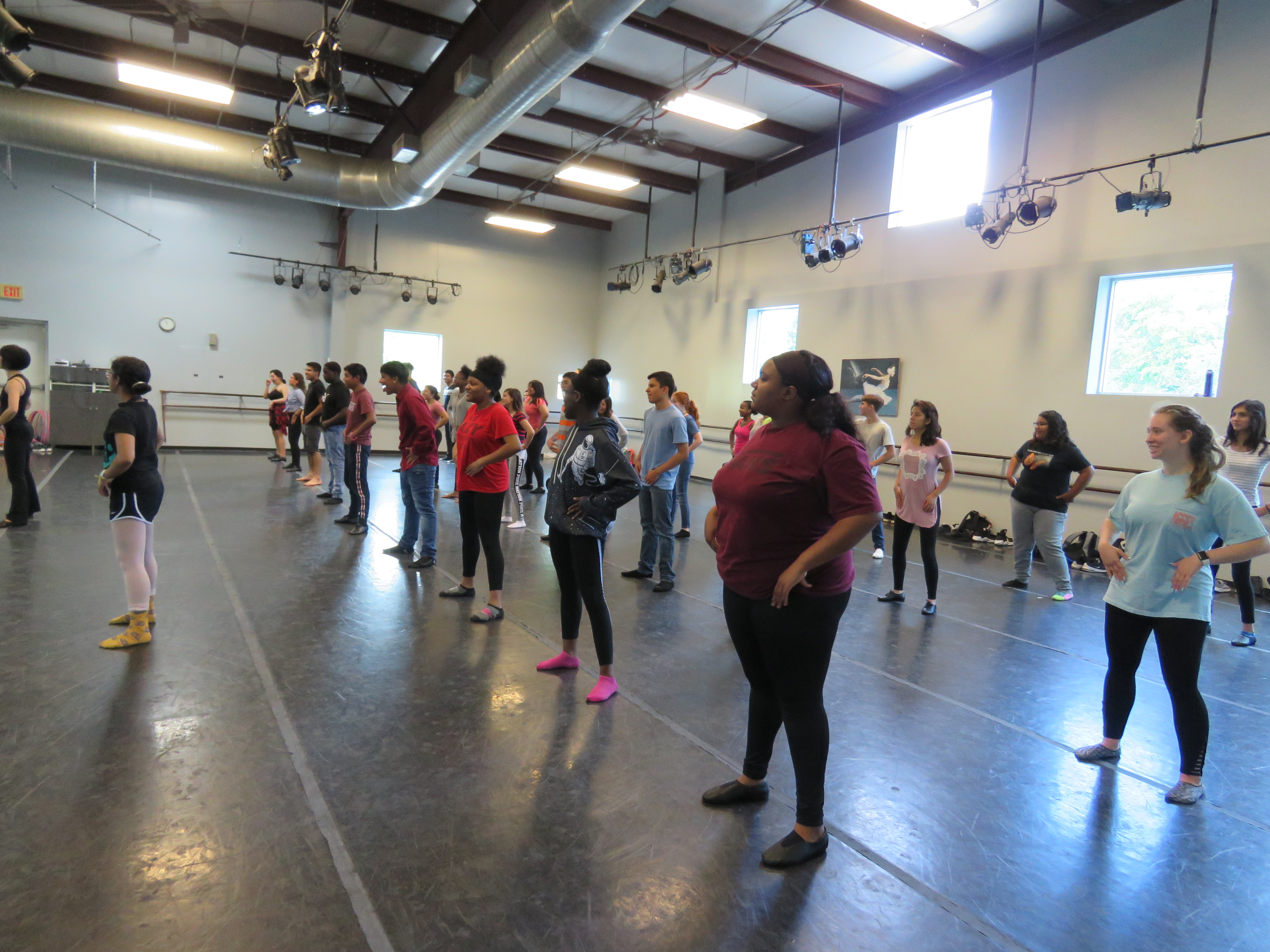 Royal Theater Arts Students Training in Houston at Uptown Professional Dance Studio
