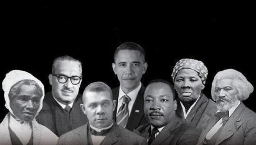 Images of influential African Americans