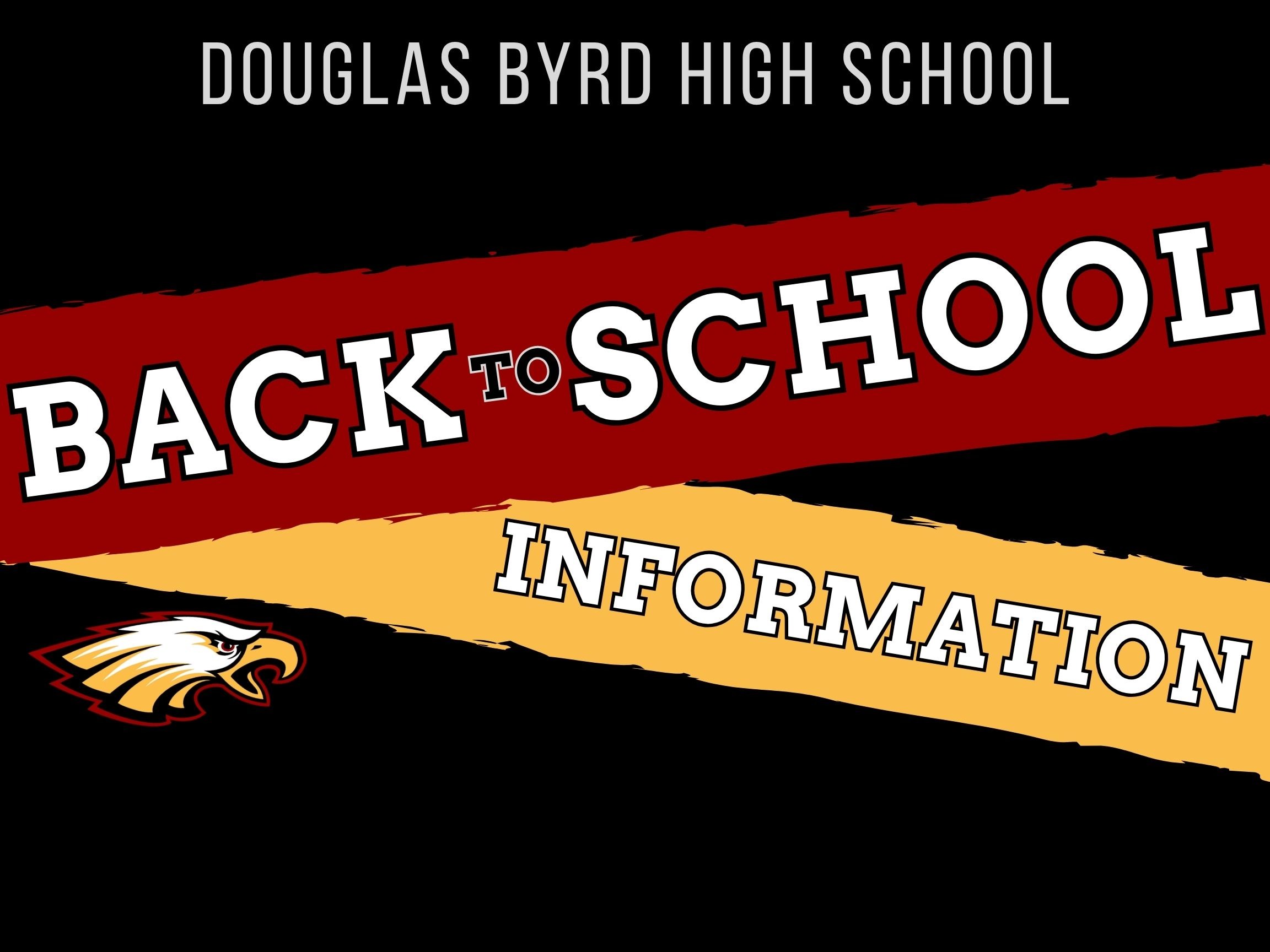 Back to school information graphic