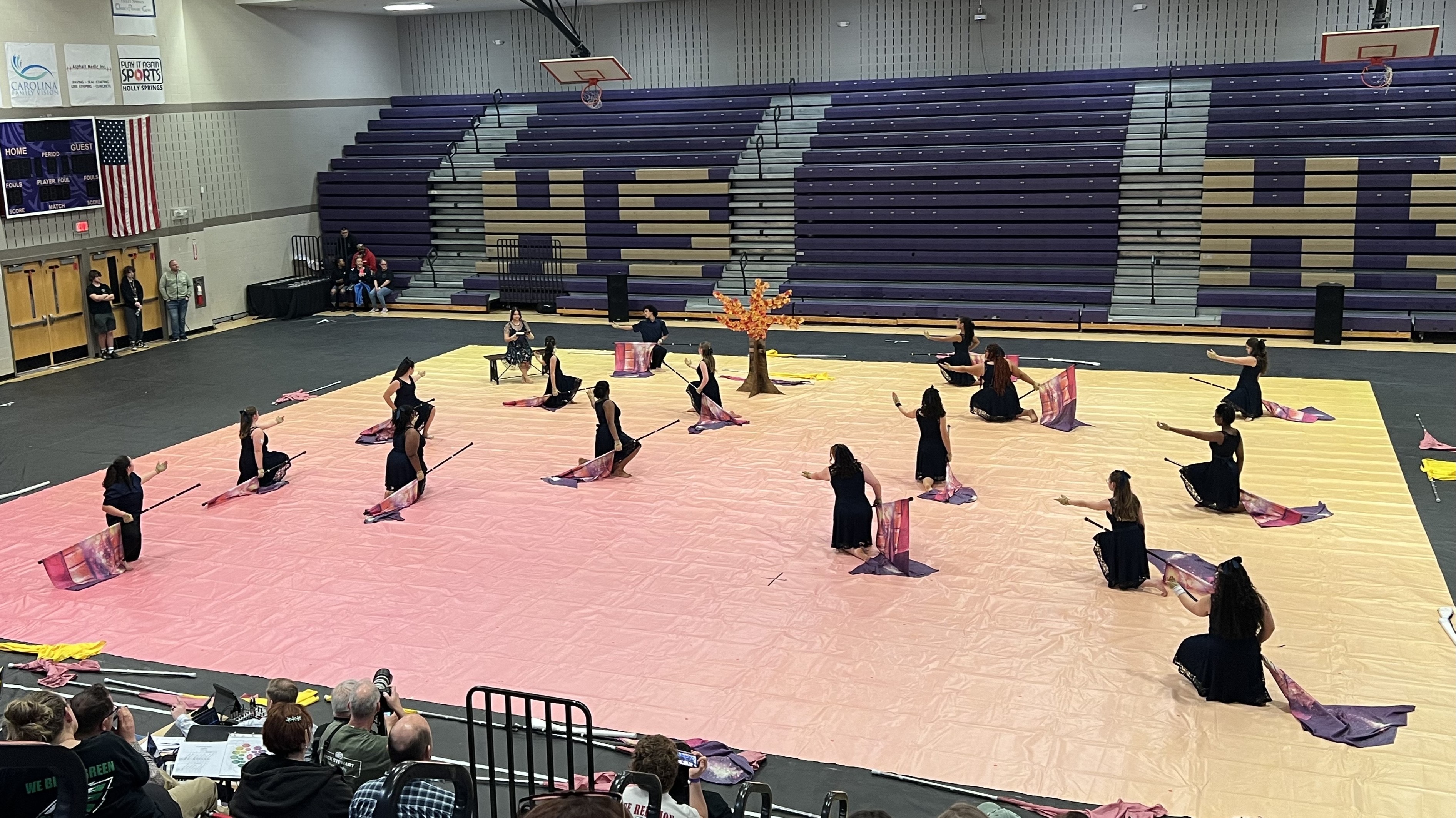 winterguard at competition