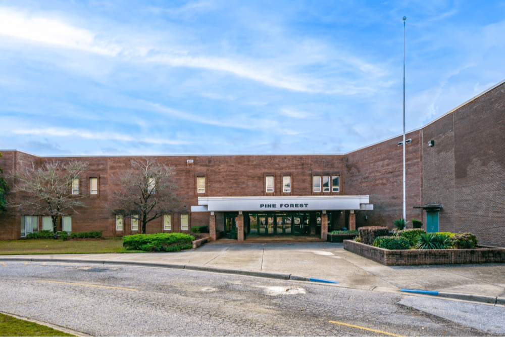 Pine Forrest High School Exterior Buildings 