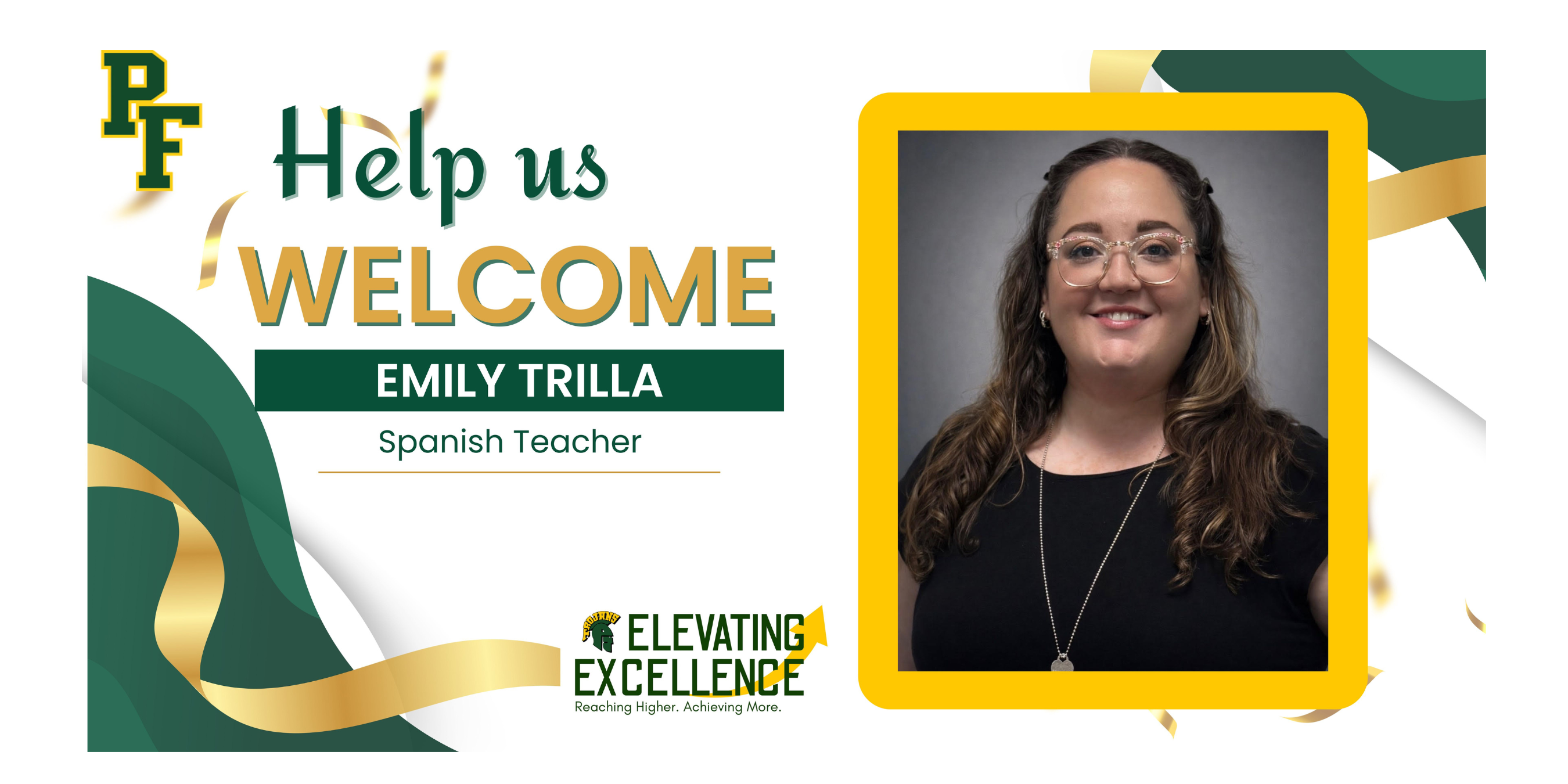 Welcome Mrs. Trilla