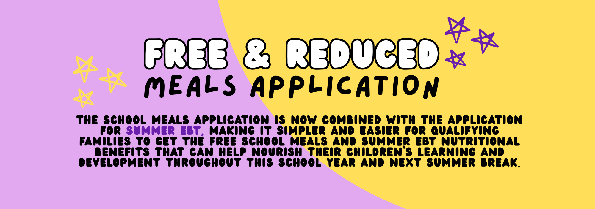 Free & Reduced School Meals Application