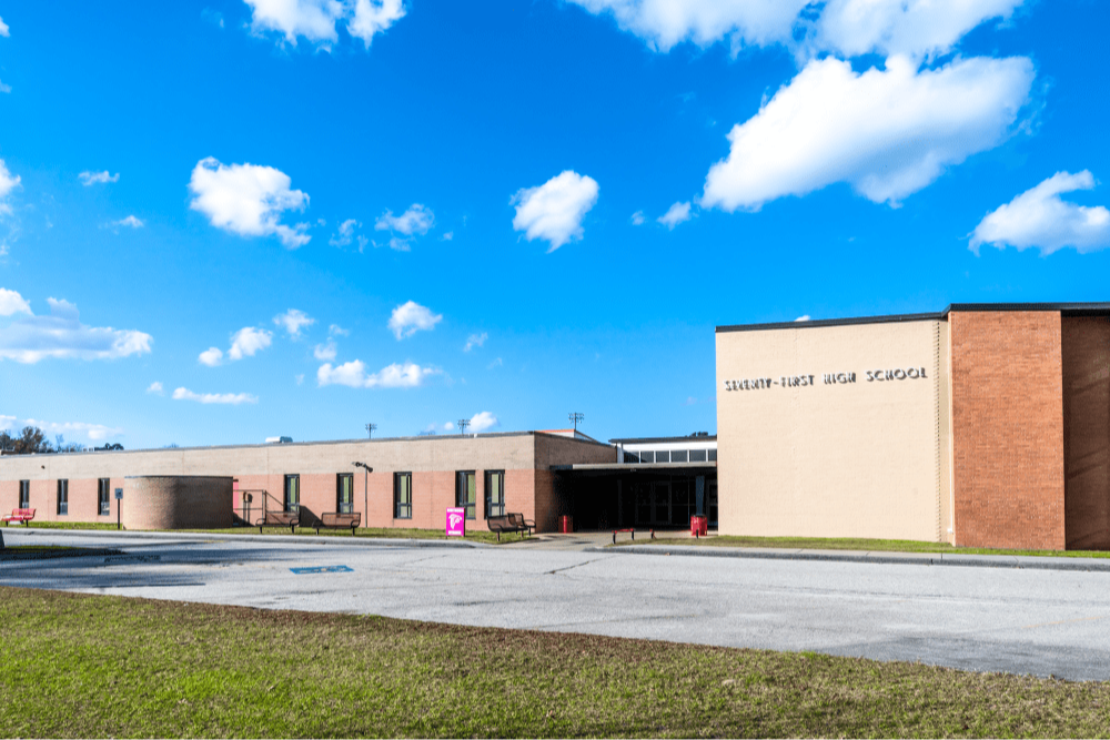 Seventy-First High School Exterior Building 