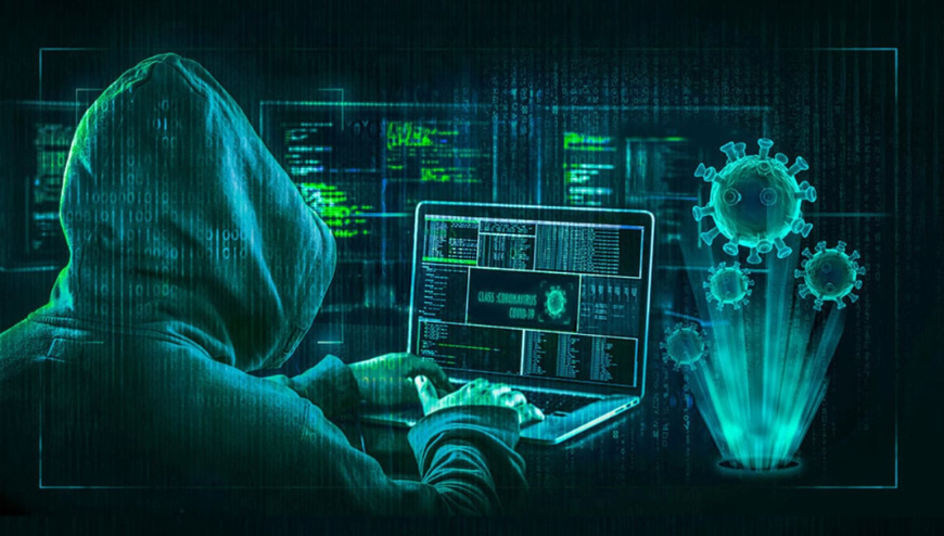 Image of a boy working cybersecurity