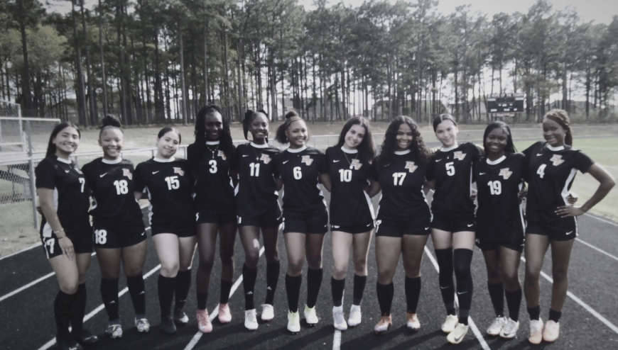 Image of girls varsity soccer team