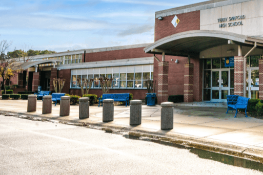 Terry Sanford High School Exterior Building 