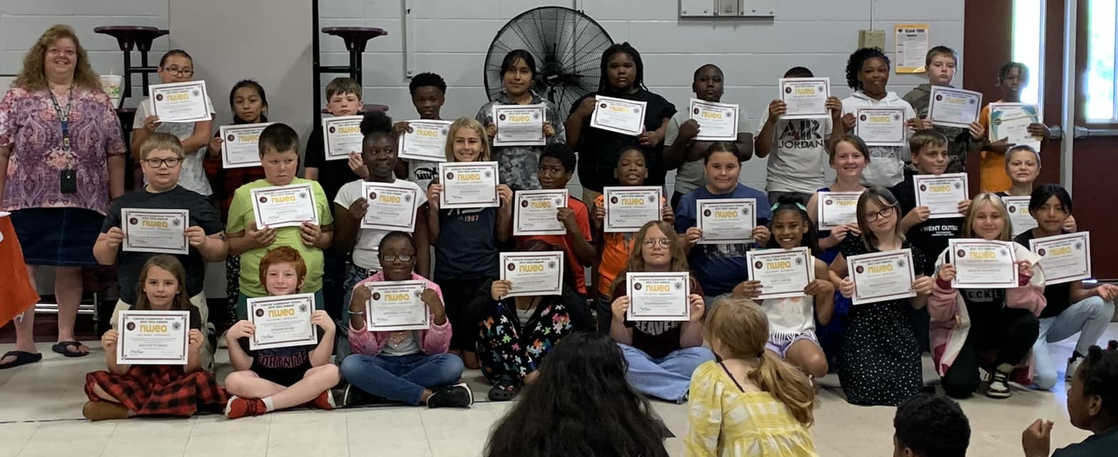 students receiving awards