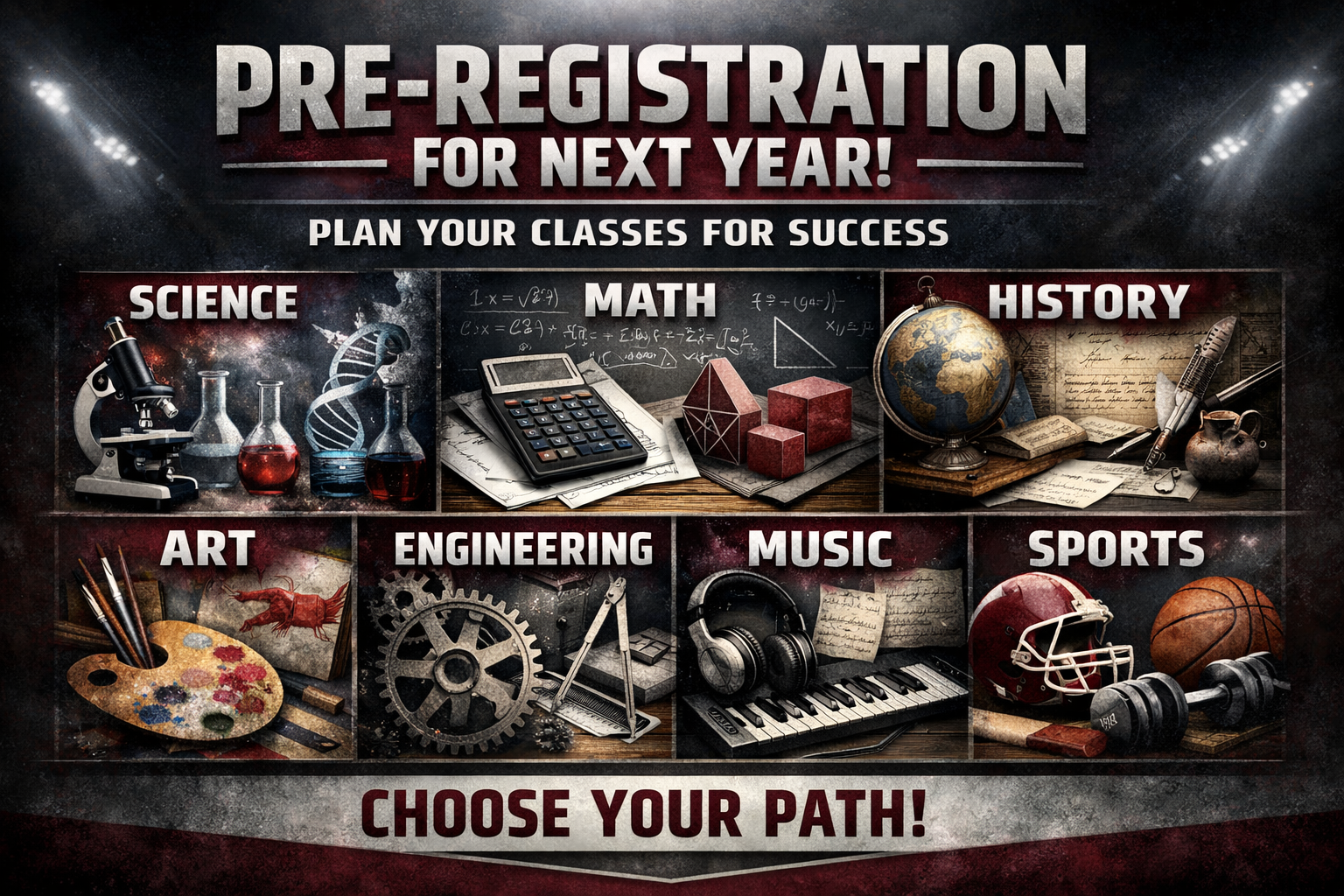Pre-registration materials