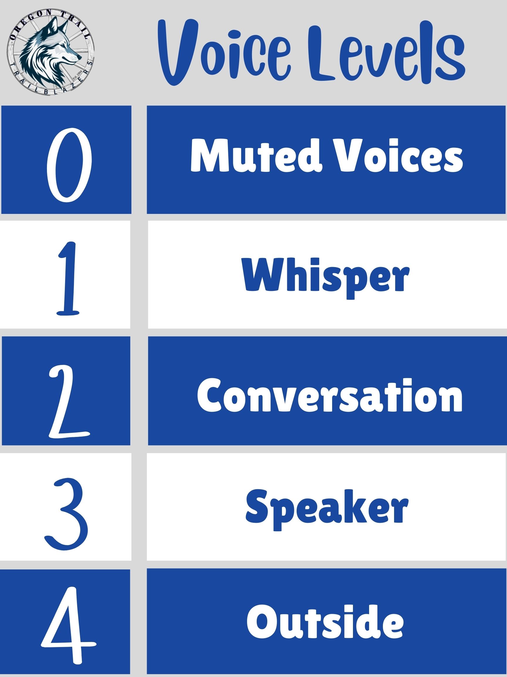 Voice Level Expectations on Poster