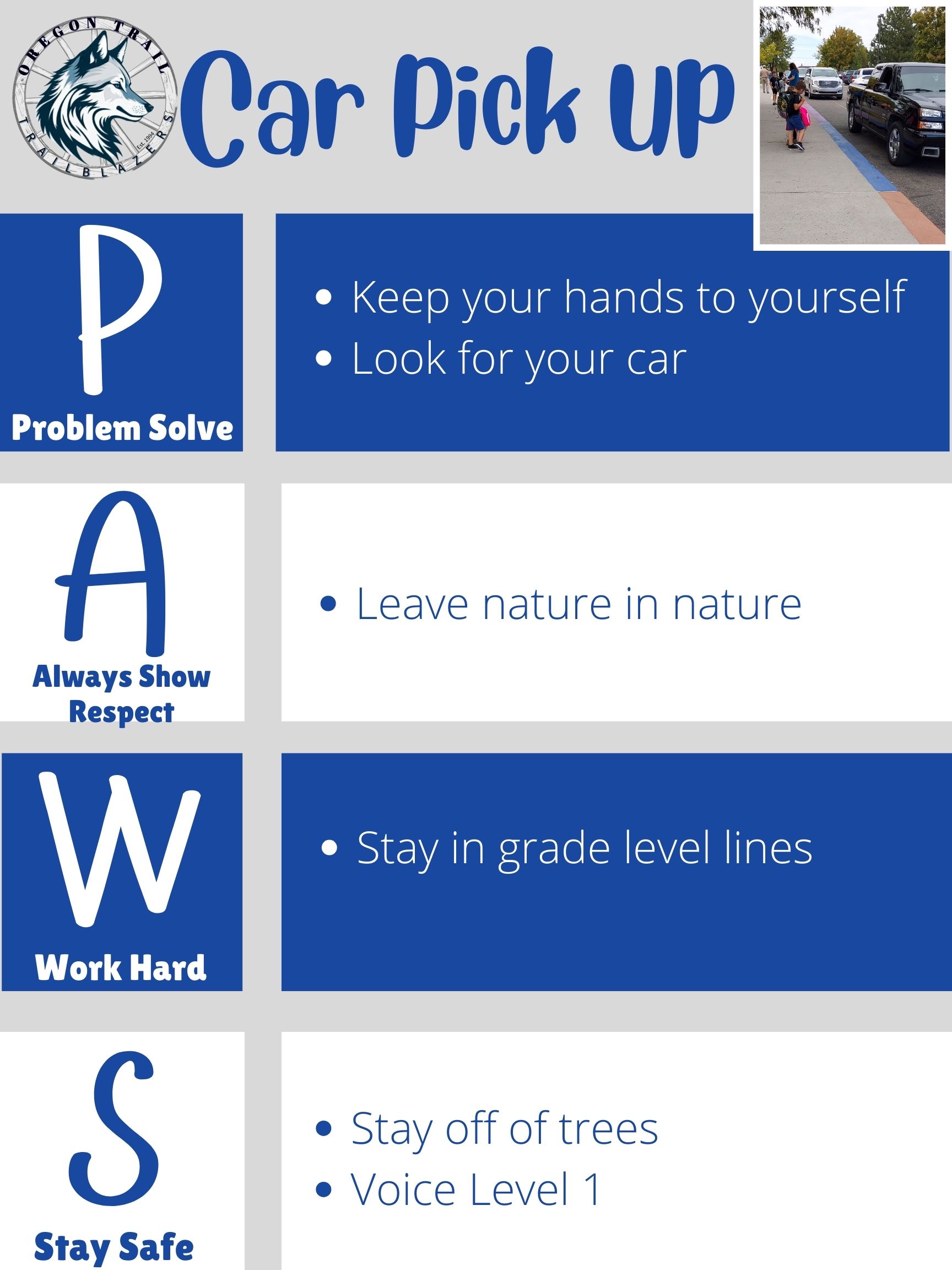 Expectations for Car Pickup on Poster