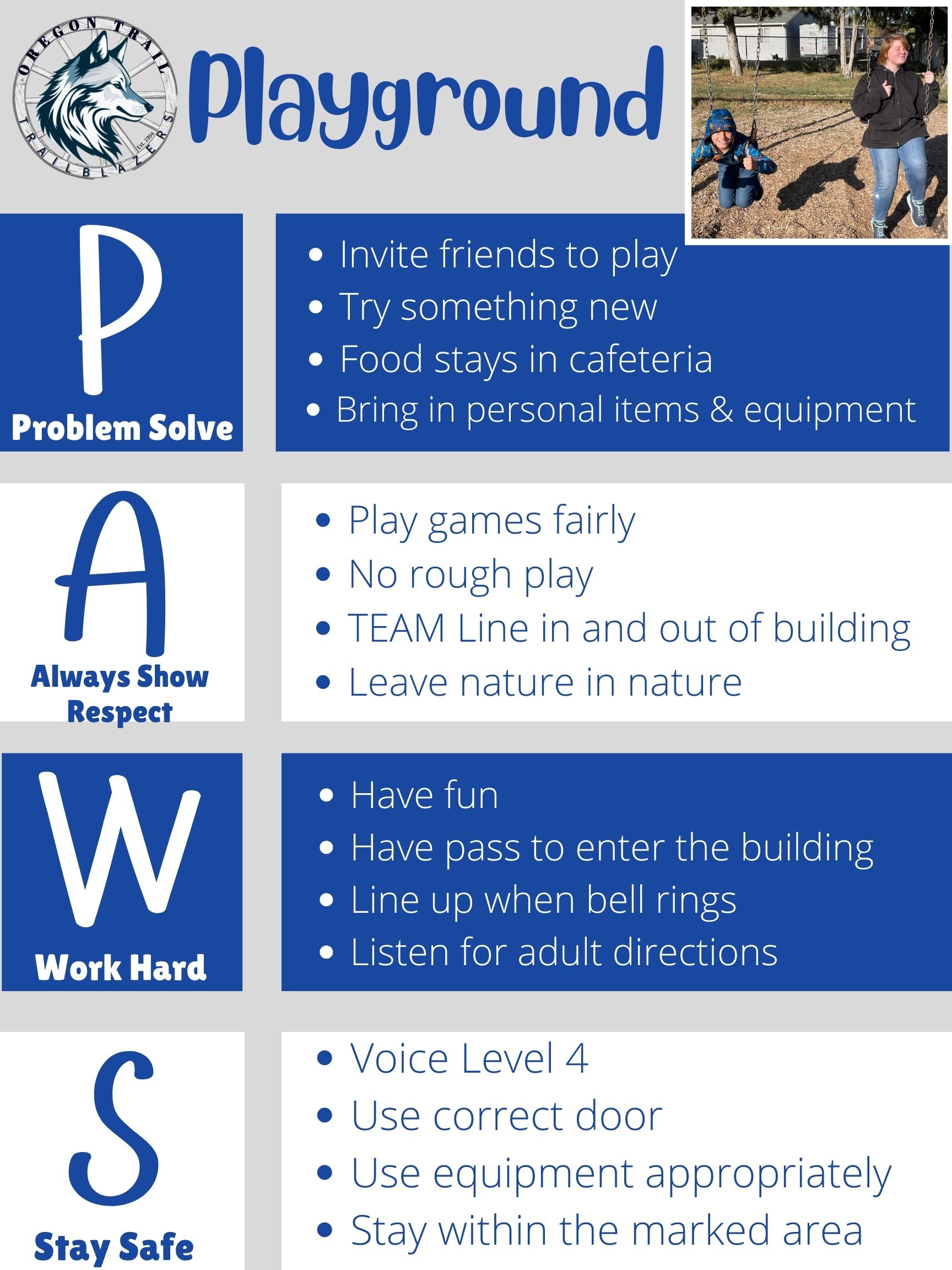 Playground Expectations on Poster
