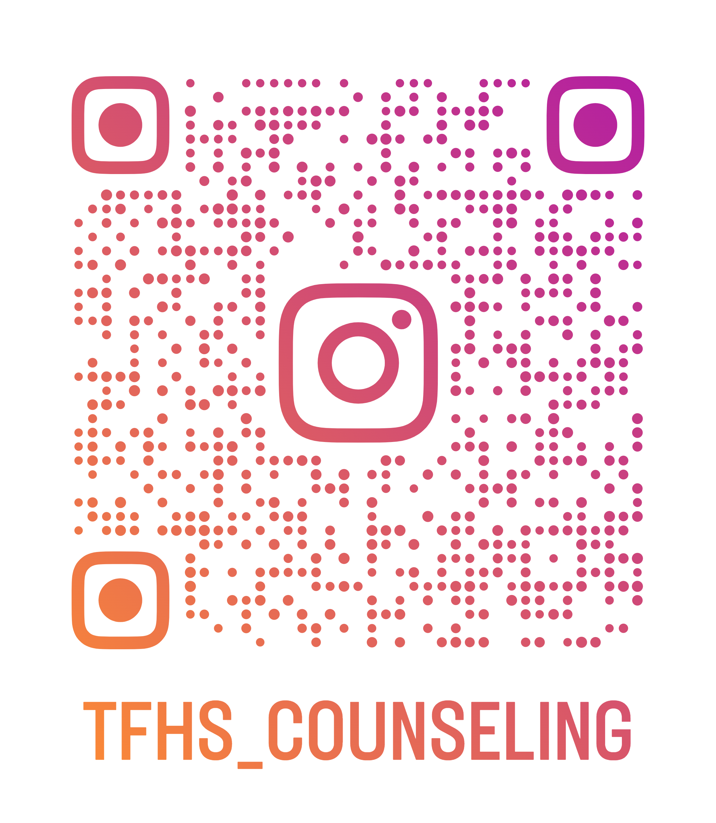 TFHS Counseling Instagram QR