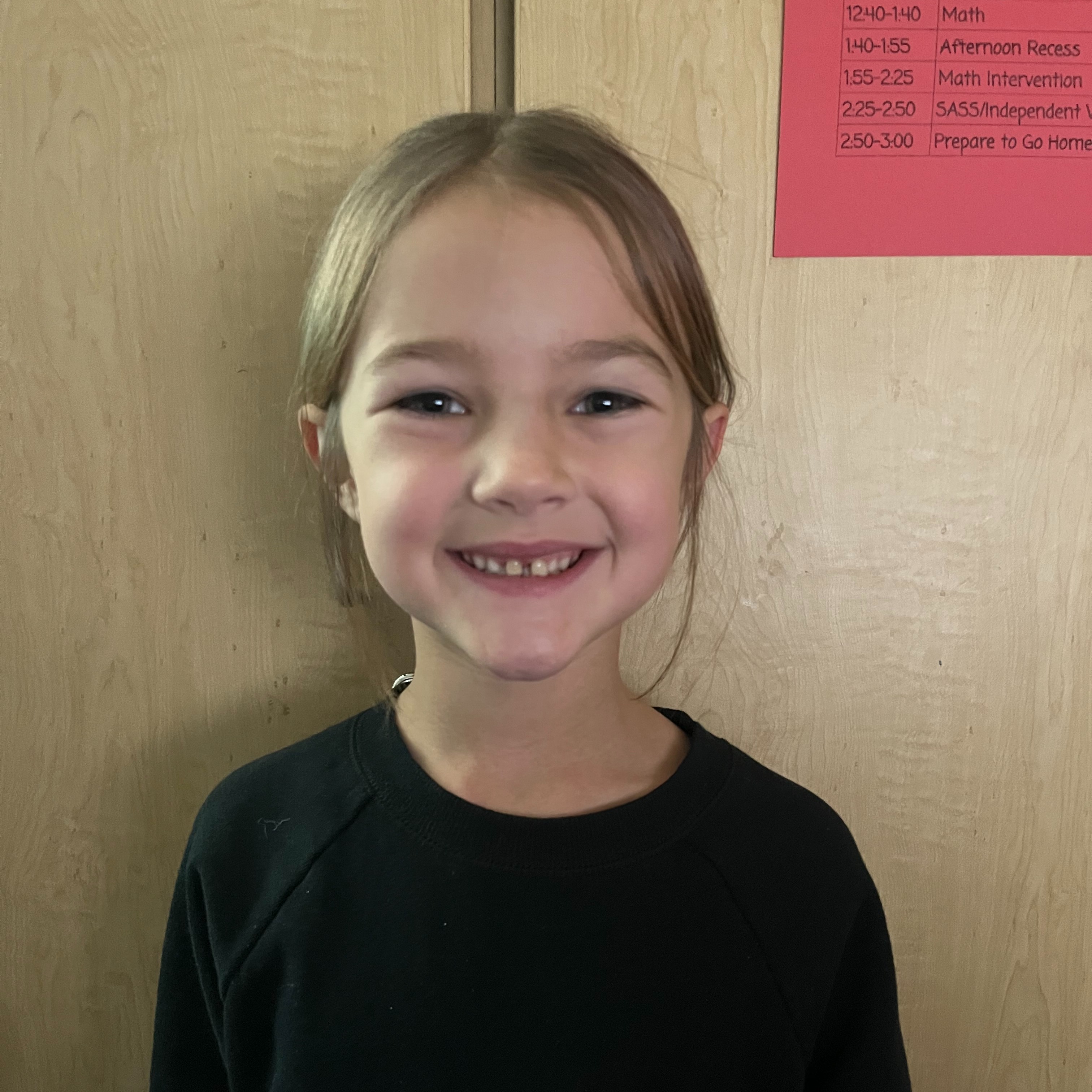 Picture of Second Grade Student of the Week