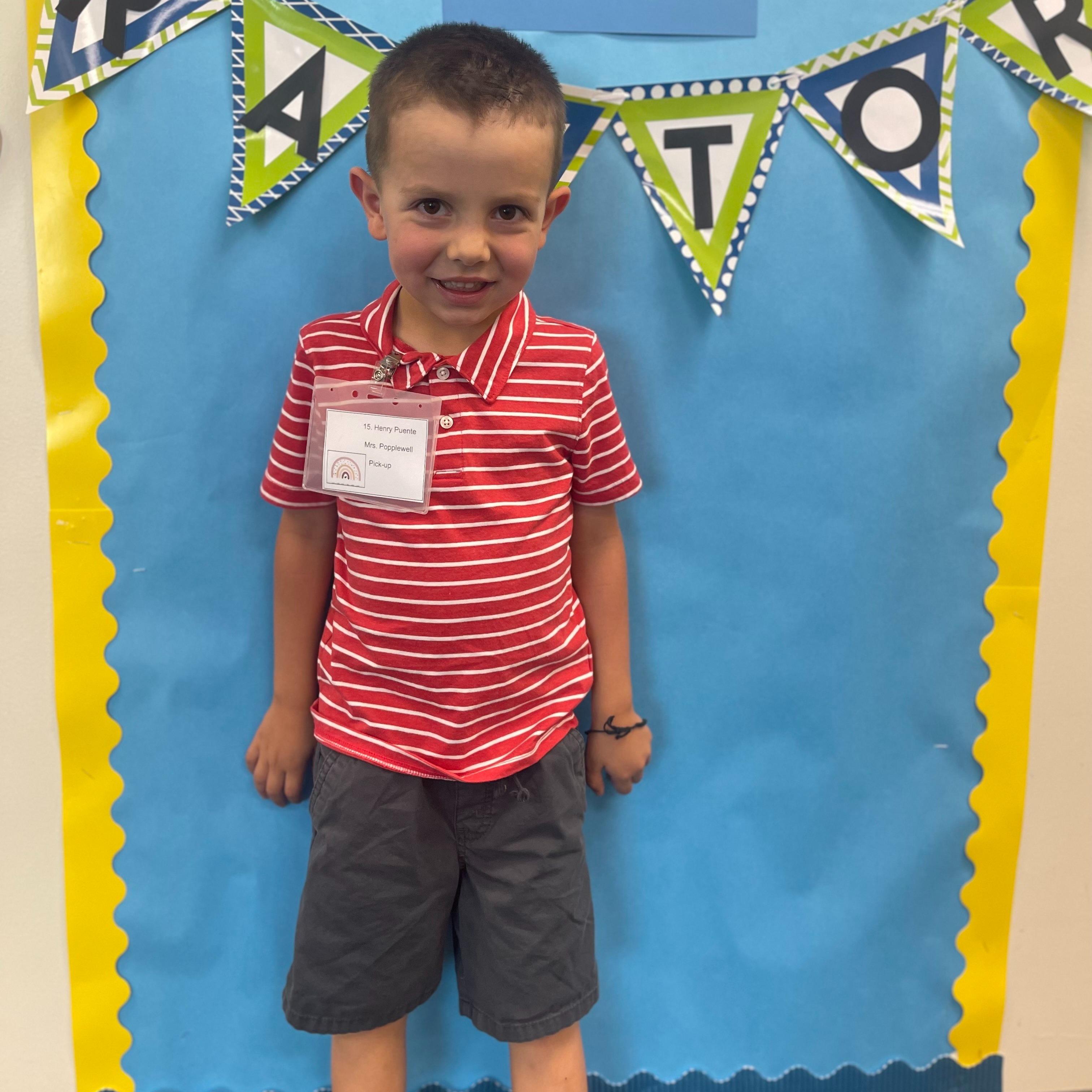 Picture of the Kindergarten Student of the Week