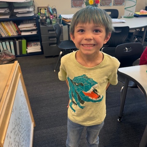 Picture of First Grade Student of the Week