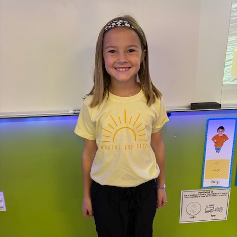 Picture of Third Grade Student of the Week