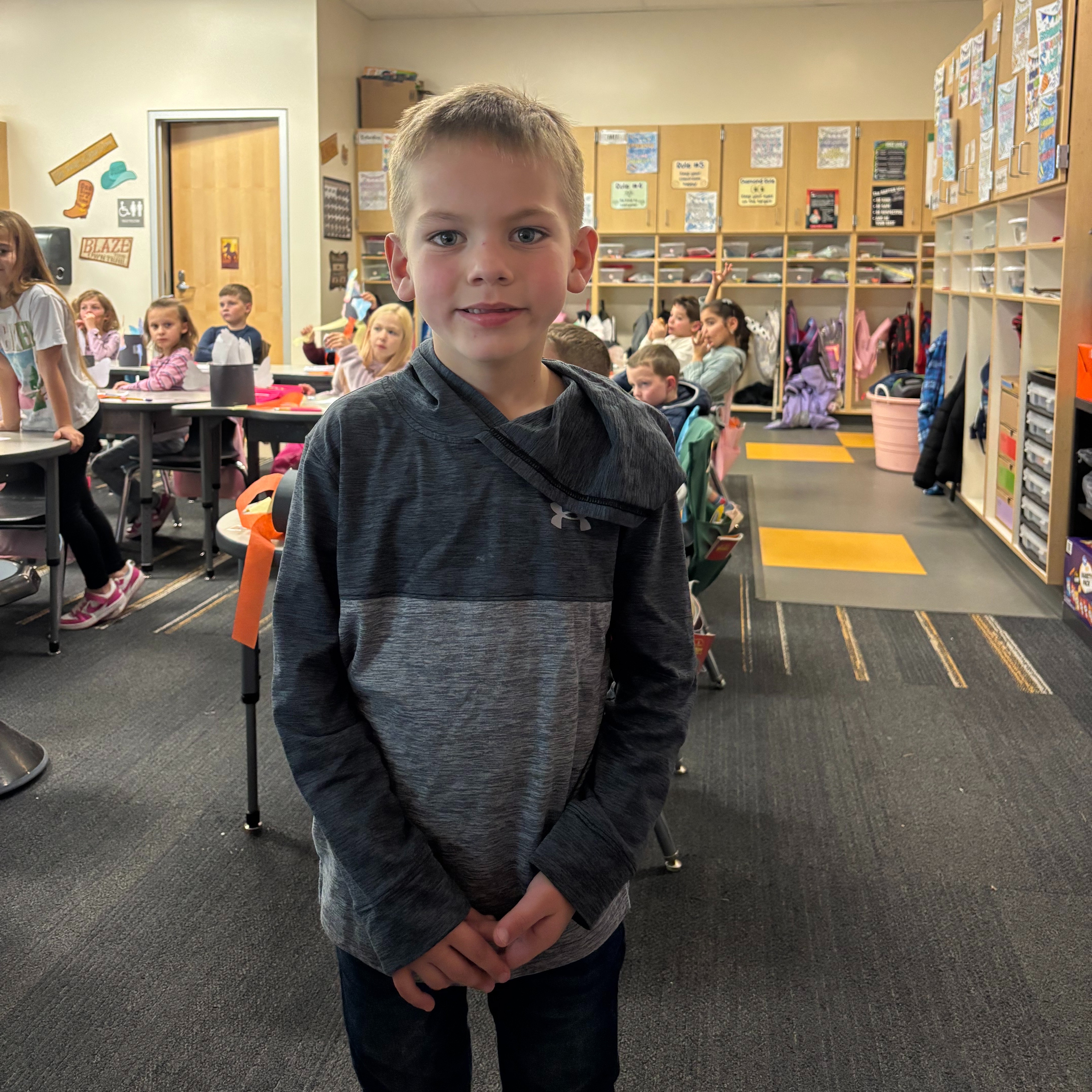 Picture of First Grade Student of the Week