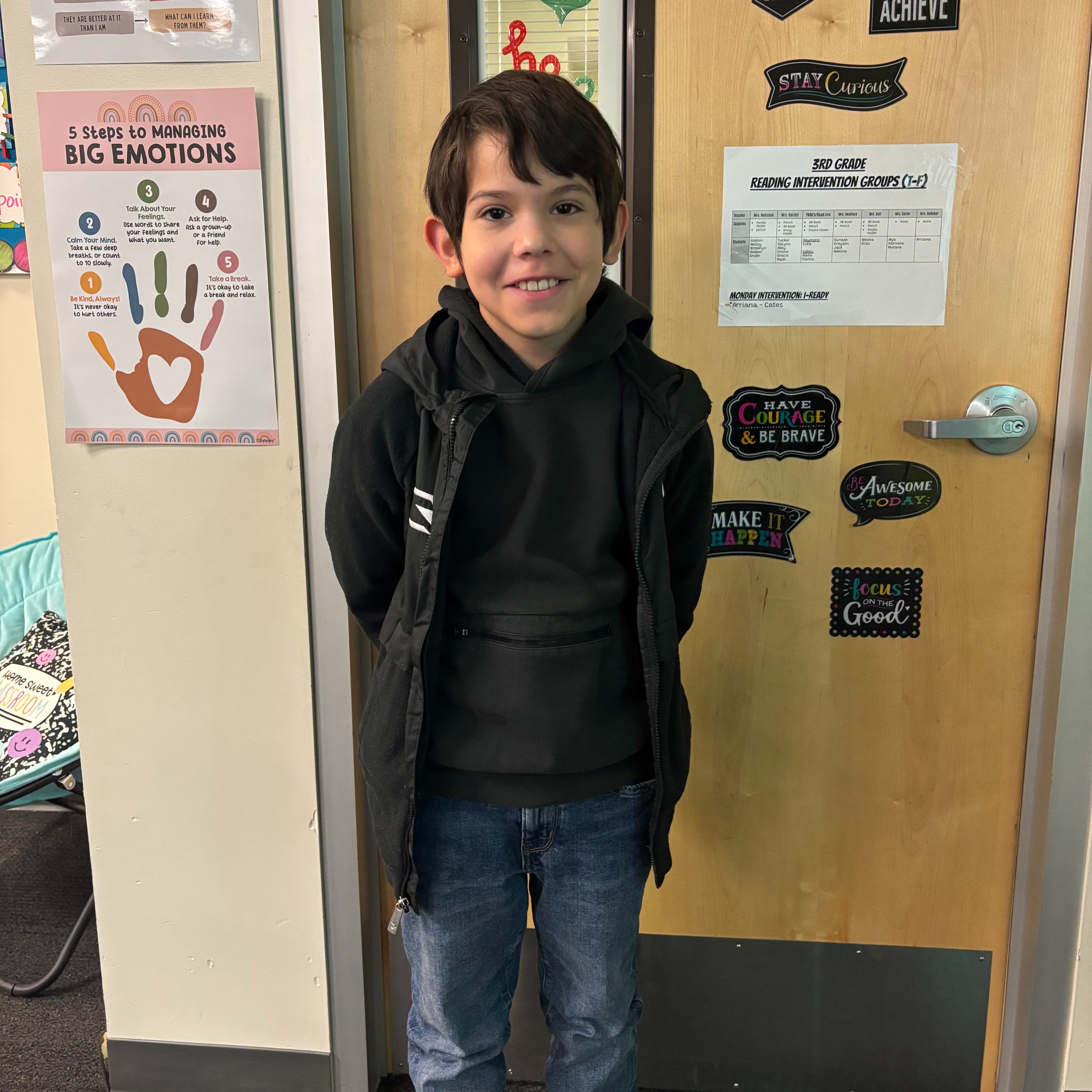 Picture of Third Grade Student of the Week