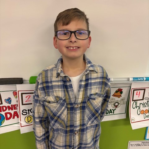 Picture of Third Grade Student of the Week